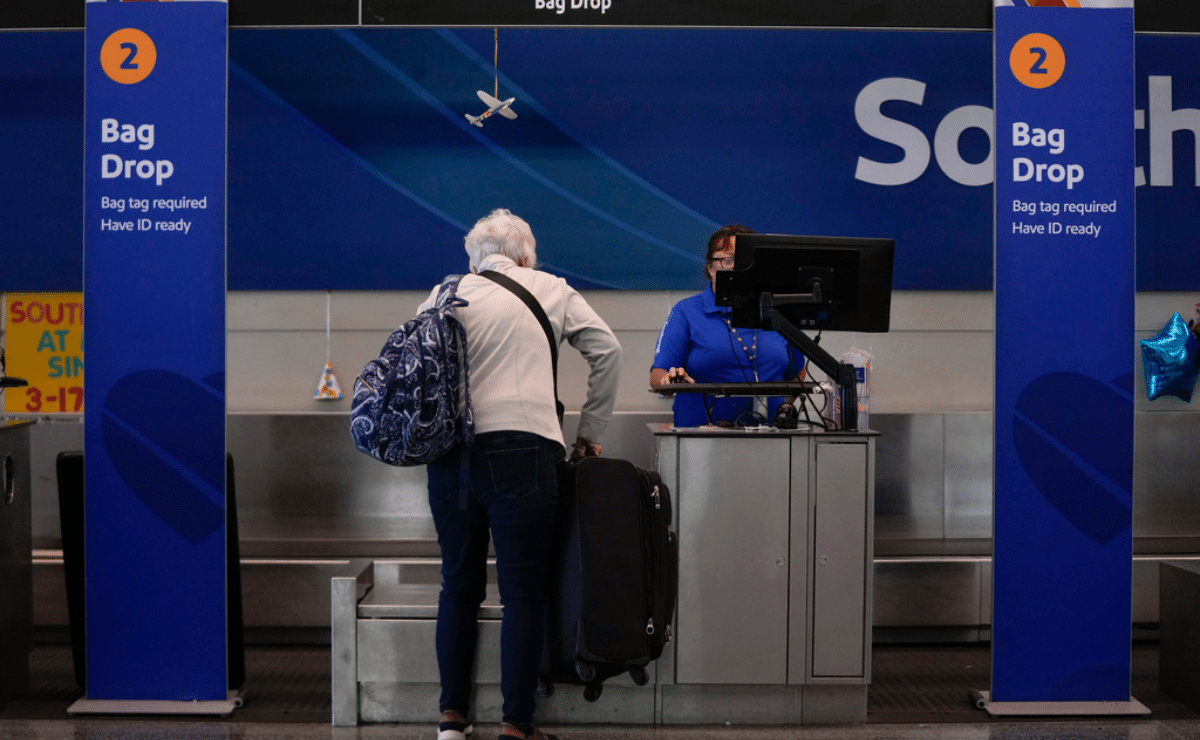 At Southwest Airlines, checked bags will no longer fly for free