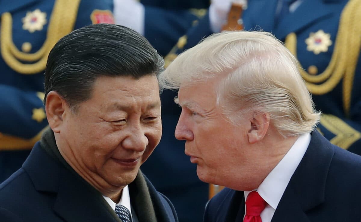 Xi Jinping and Donald Trump