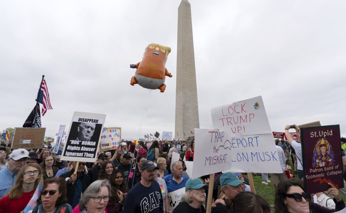 Hands Off protests