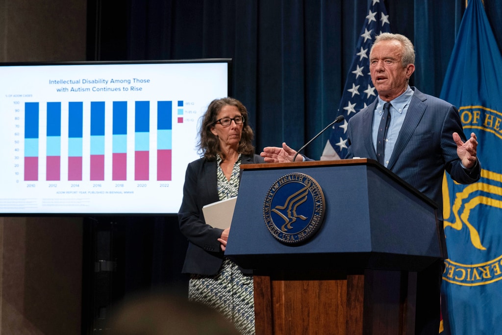 Robert F. Kennedy Jr. says US autism cases are climbing at an 'alarming rate'