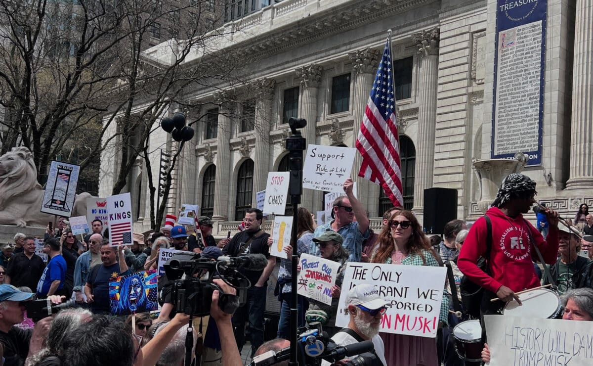 Anti-Trump protest
