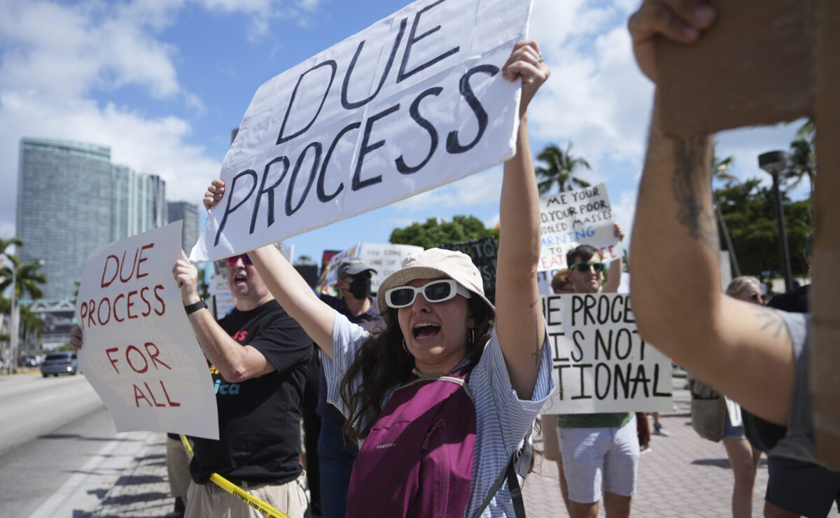 Anti-Trump protest