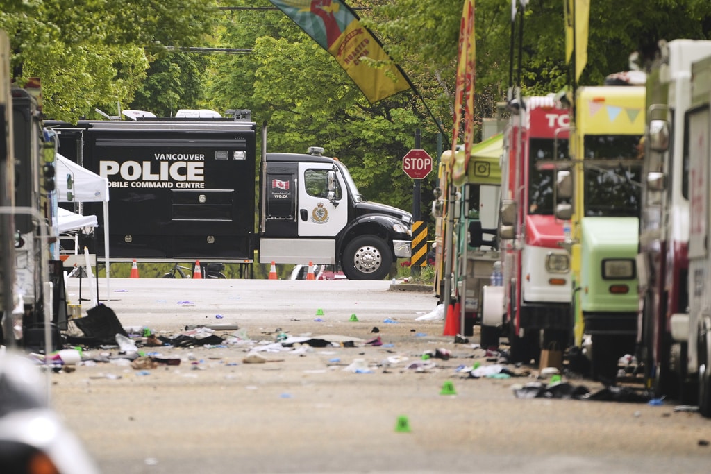 Murder charges filed against suspect in ramming attack on Vancouver street festival