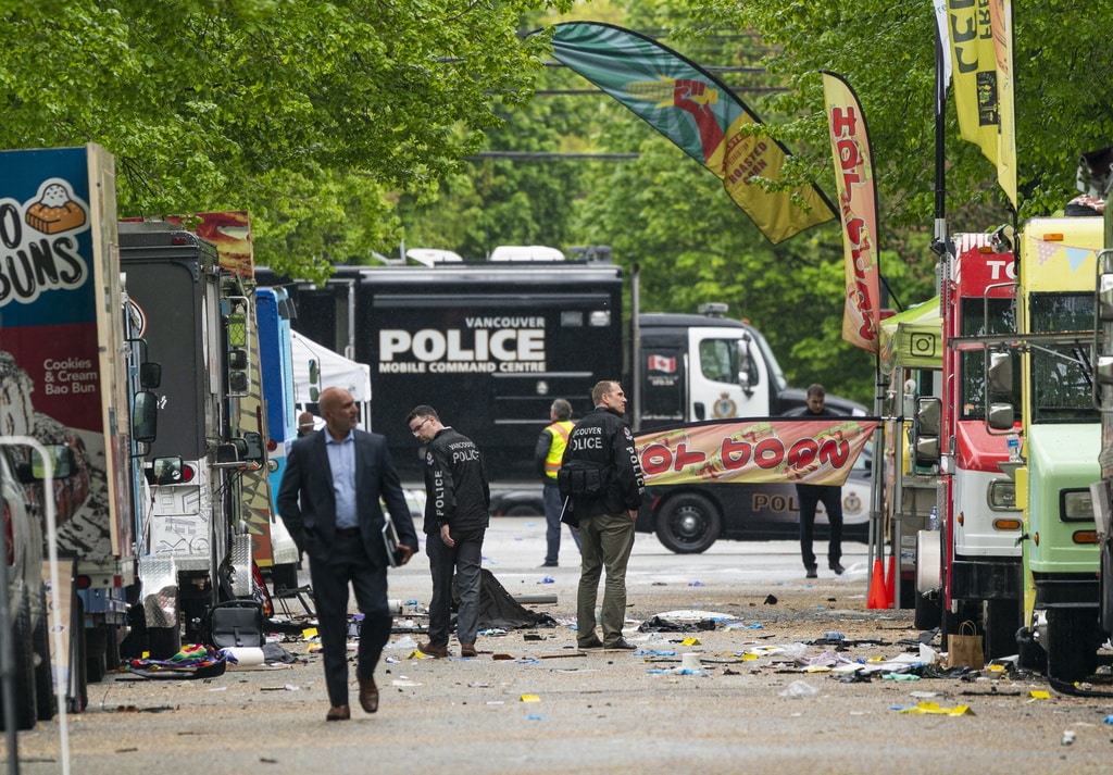 5-year-old girl and parents among dead in vehicle ramming in Vancouver festival