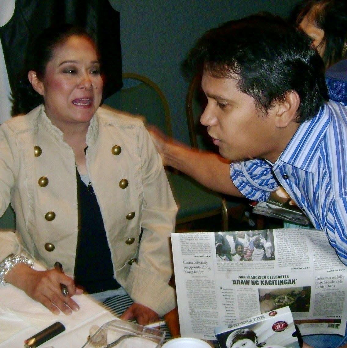 Nora Aunor 'Ate Guy' with Elton Lugay