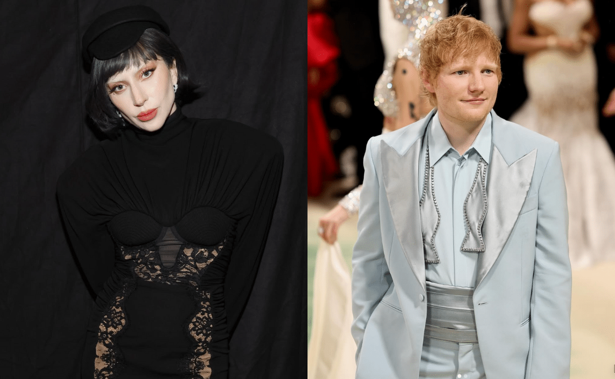 Lady Gaga and Ed Sheeran