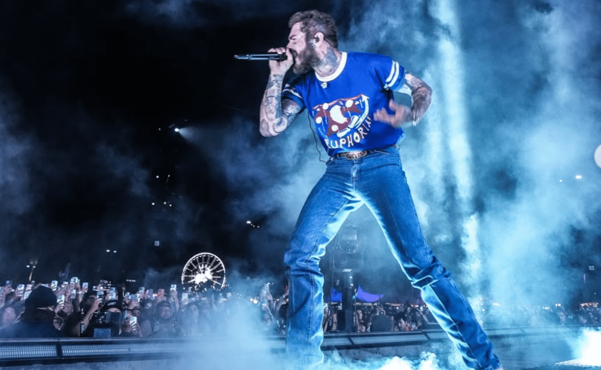 Post Malone at Coachella 2025