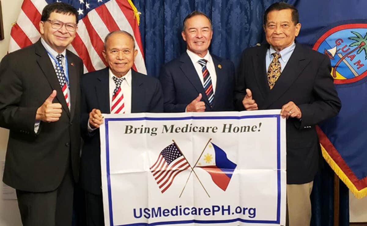 US Medicare PH leaders visit Guam US Delegate James Moylan in his Capitol Hill office