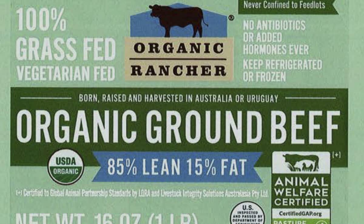 E. Coli ground beef
