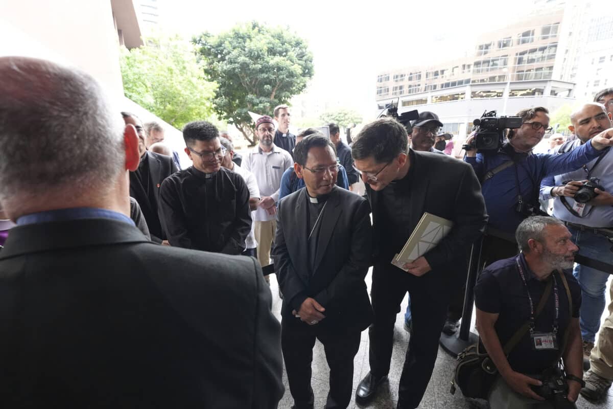 Catholic clergy at immigration court