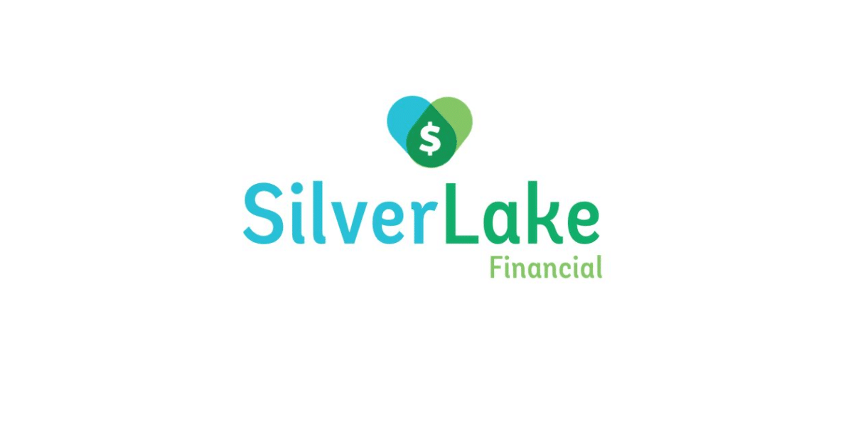 Silverlake Financial company logo with dollar sign in heart icon