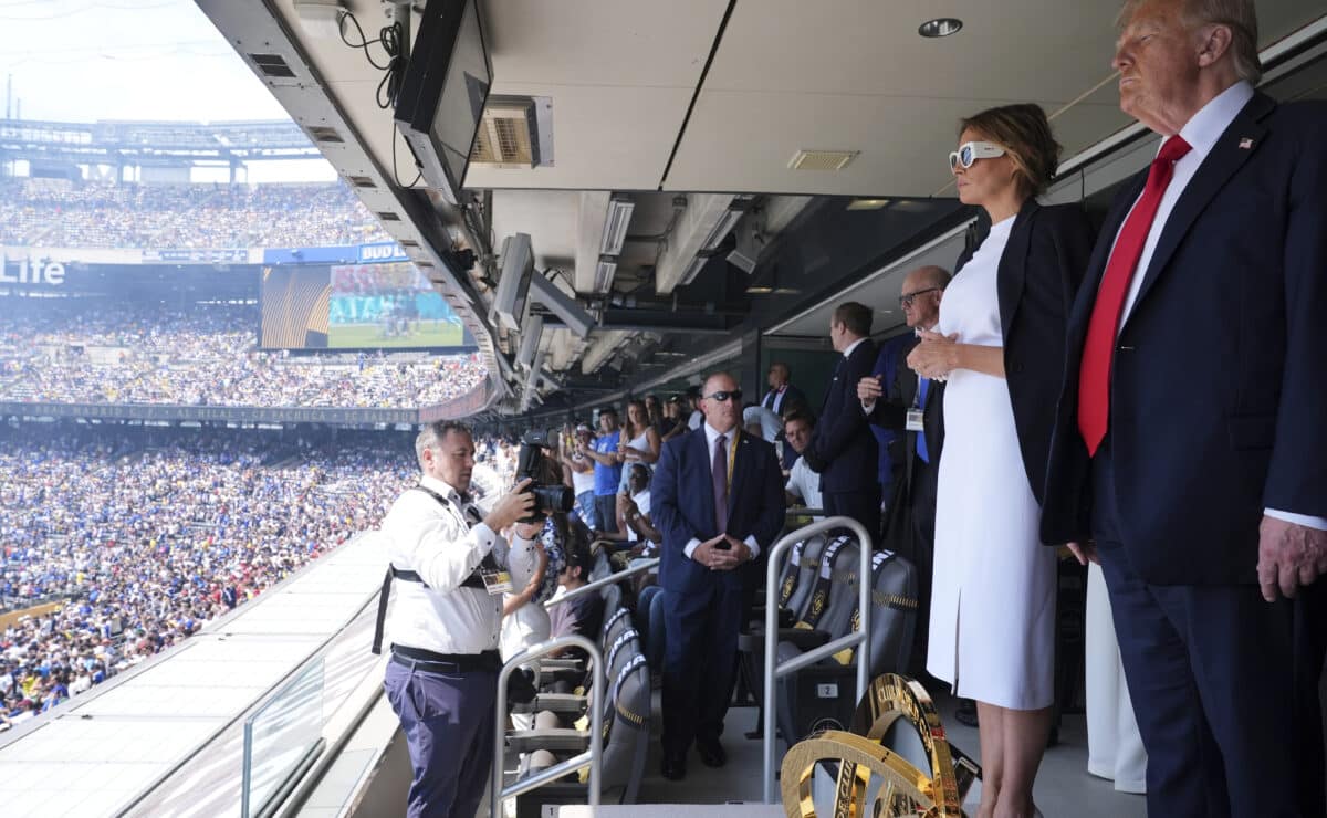 Trump attends FIFA World Cup final