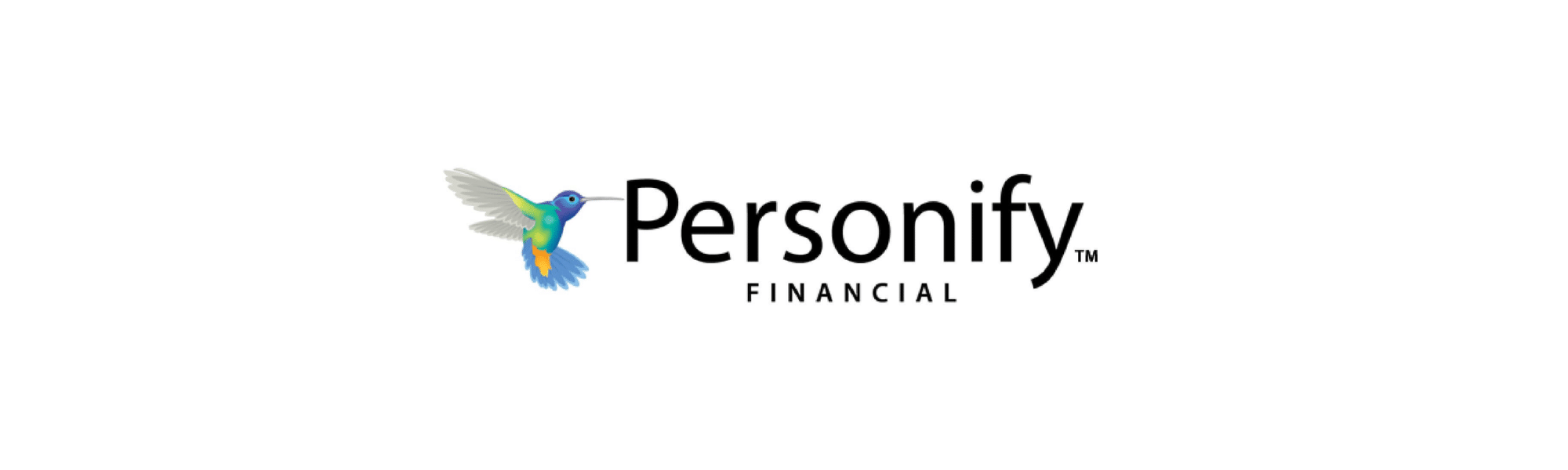 Personify Financial hummingbird company logo.