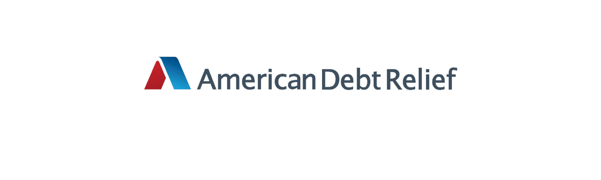 American Debt Relief company logo with red and blue stylized “A.”