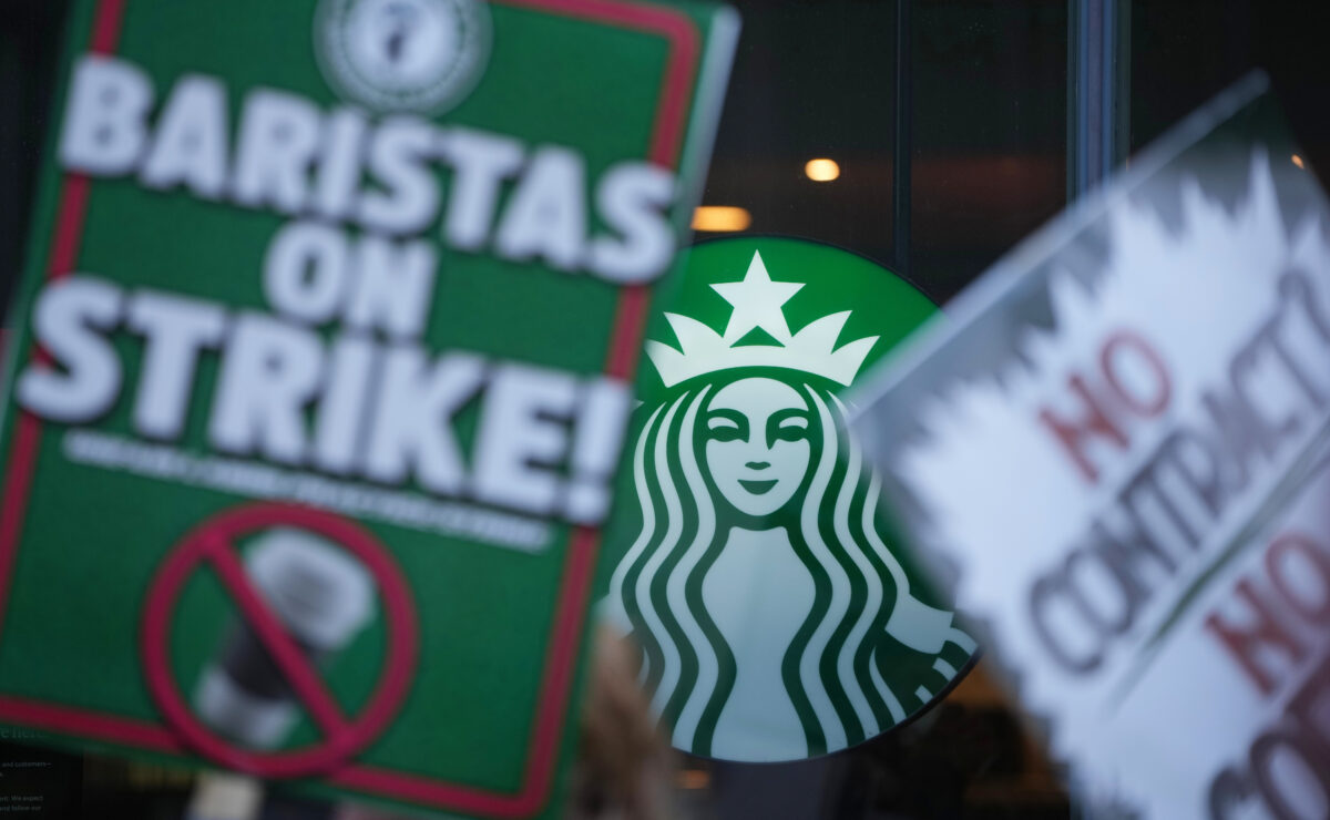 Starbucks Baristas go on strike