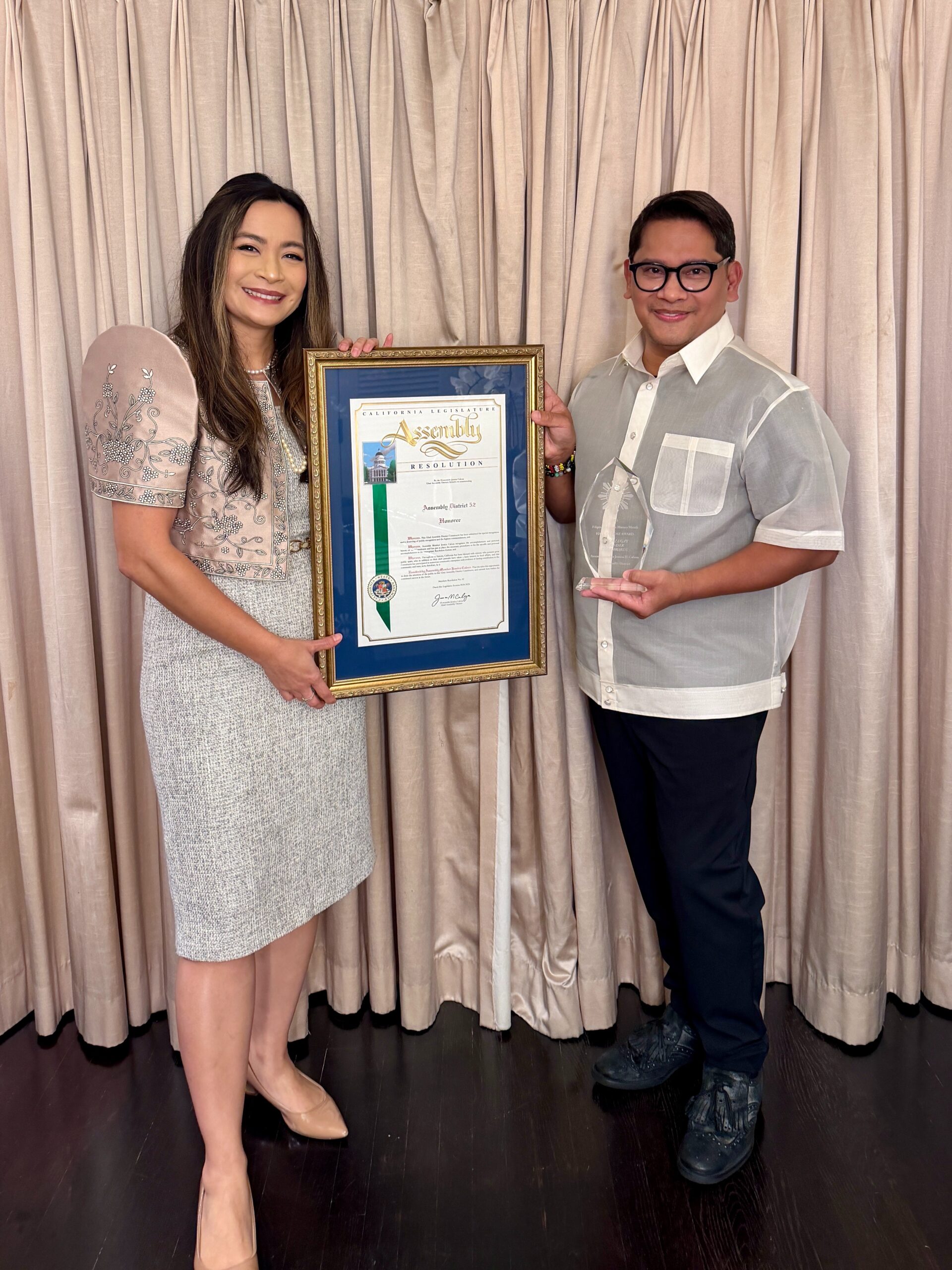 Jessica Caloza and Elton Lugay