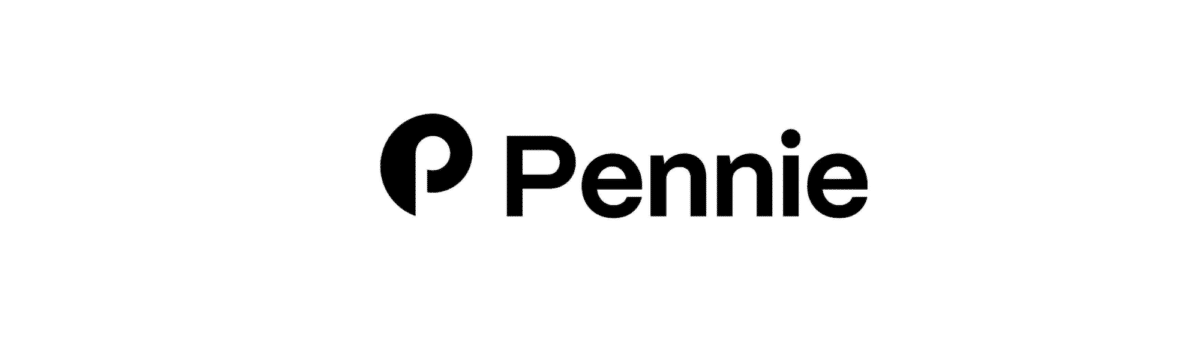 Pennie company logo featuring a stylized letter P in black.