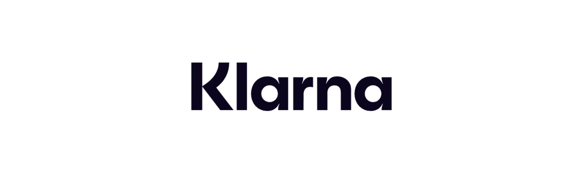 Official Klarna logo in black text on a white background.