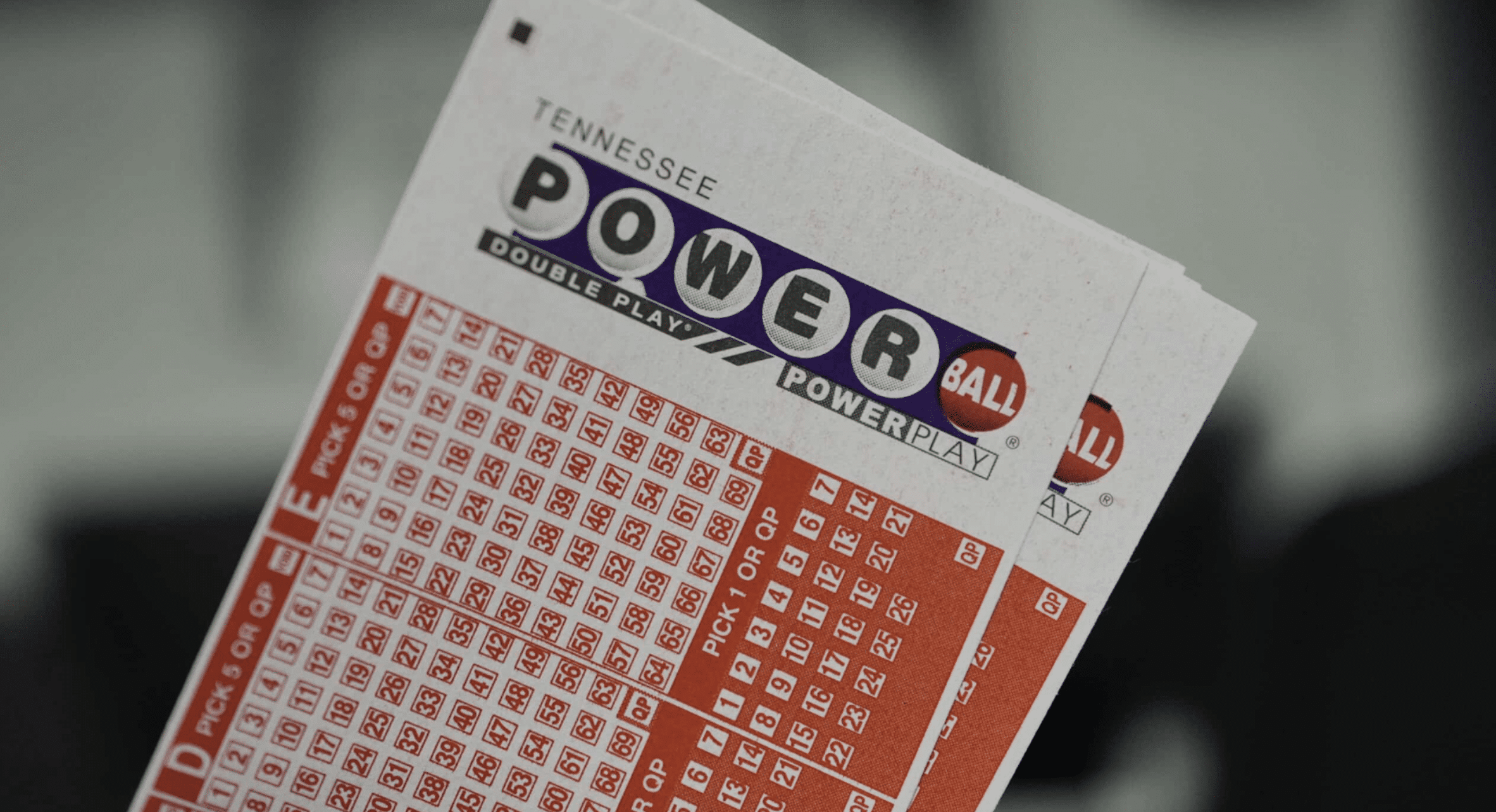 Powerball jackpot, Powerball numbers