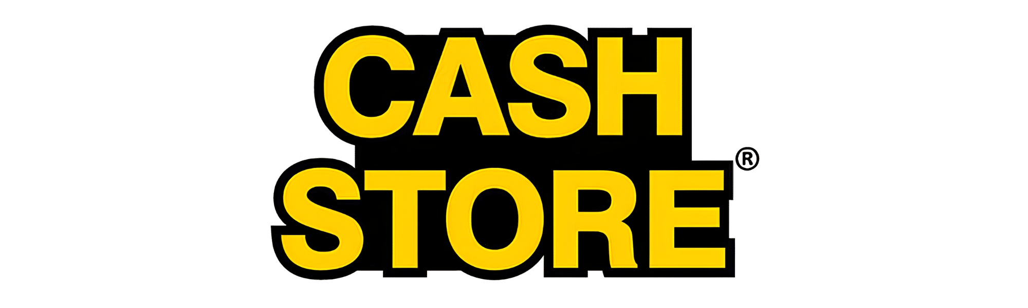 Cash Store yellow and black brand logo