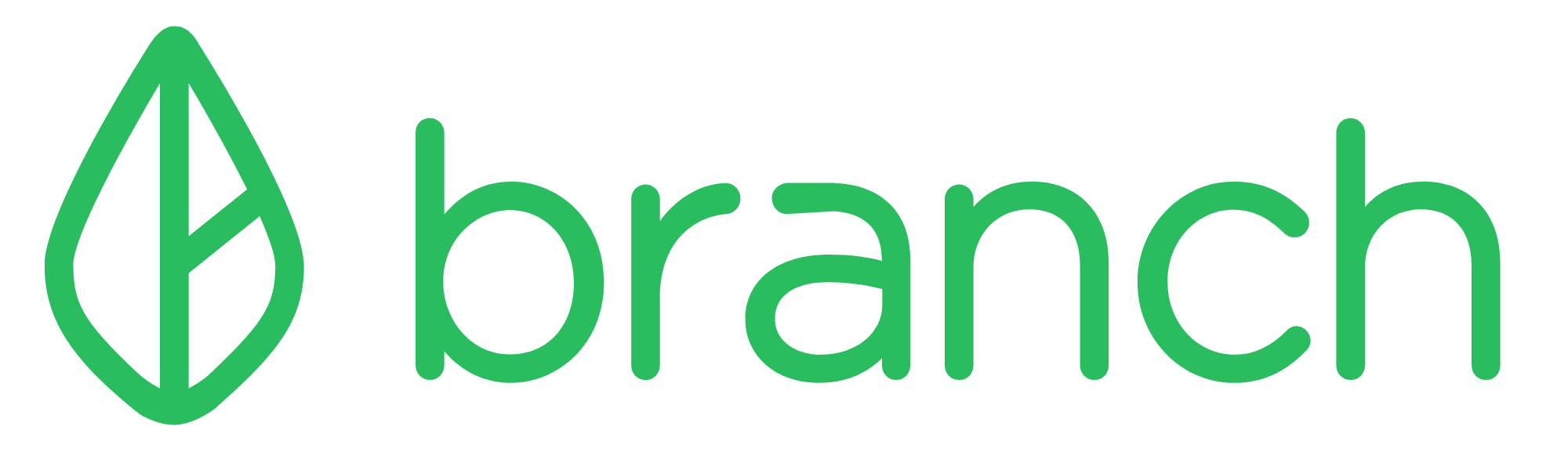 Branch app green leaf logo