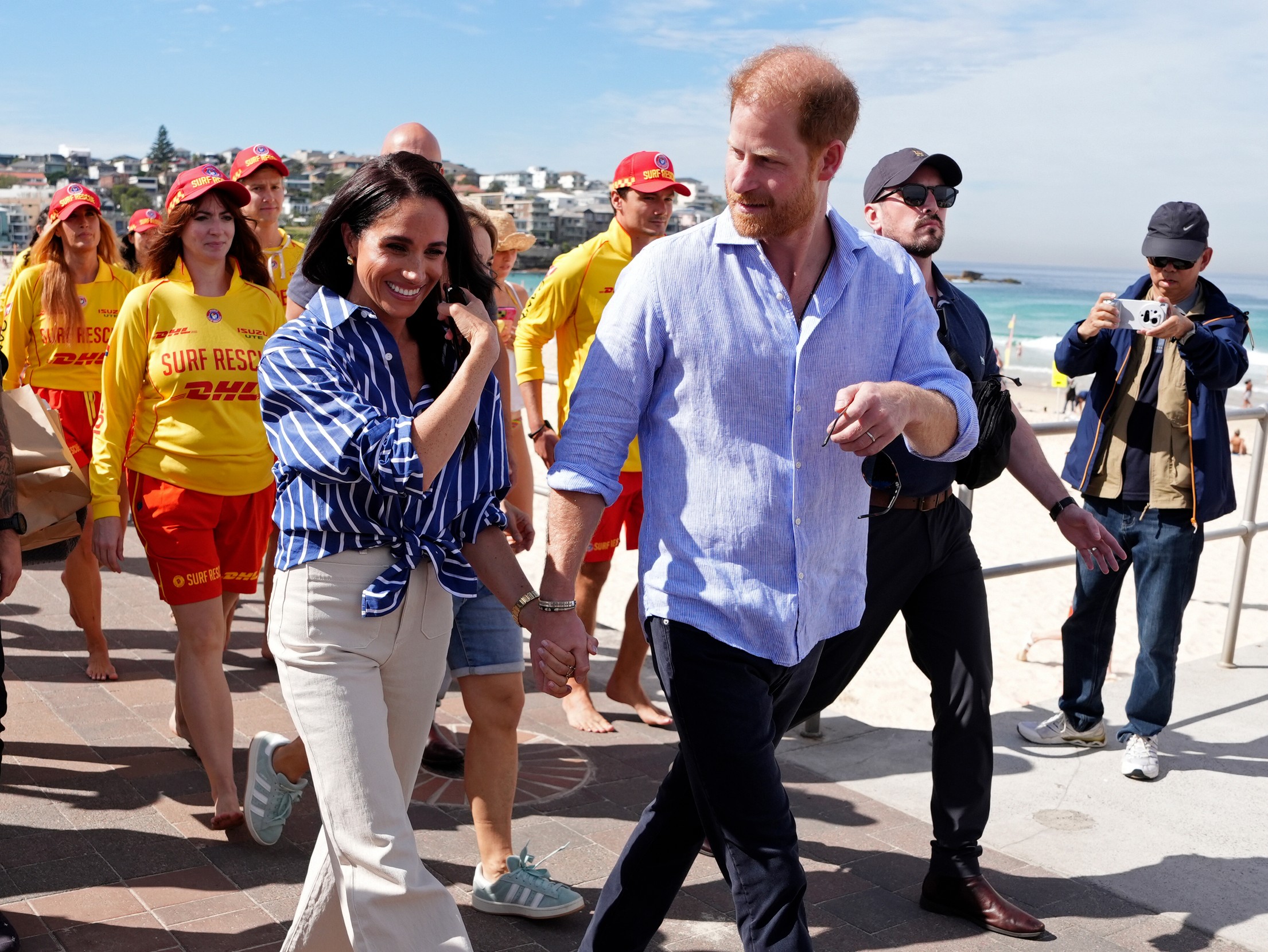 Prince Harry, Meghan return to Britain