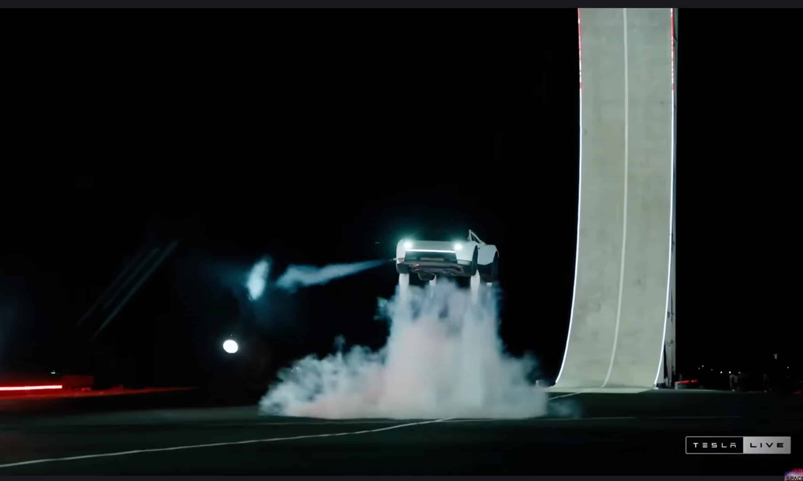 Tesla unveils Roadster ‘flying' car